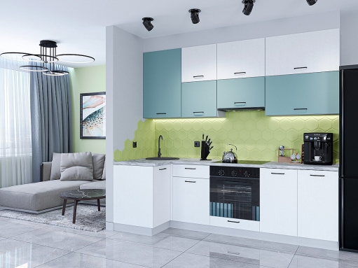 Флэт Greygreen In SWhite In S