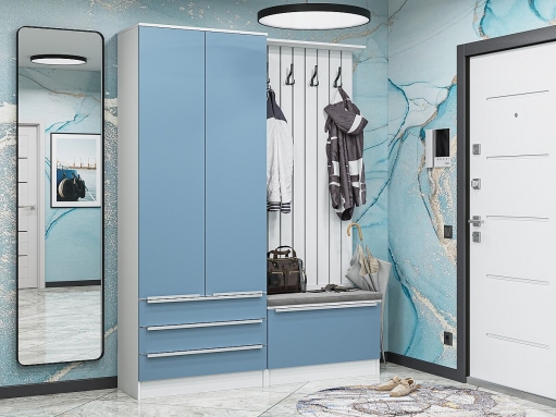 Стиль Silky BlueБелый